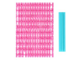 Sello marcador de letras completo